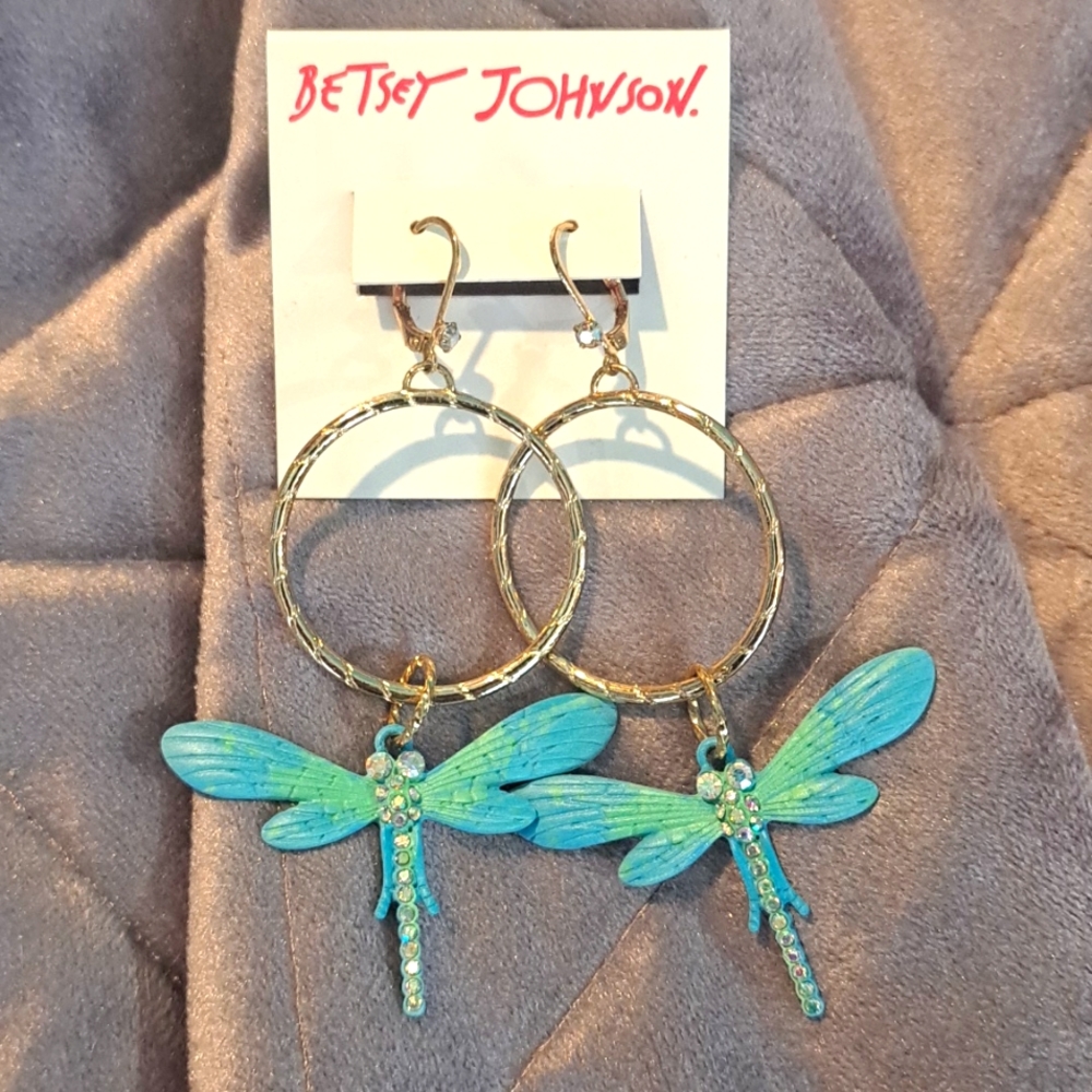 New Betsey johnson earrings
